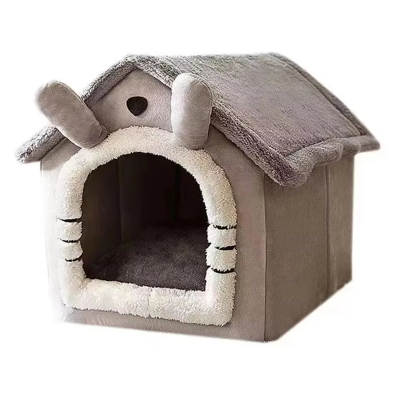 Tente d’intérieur et coussin moelleux pour animal