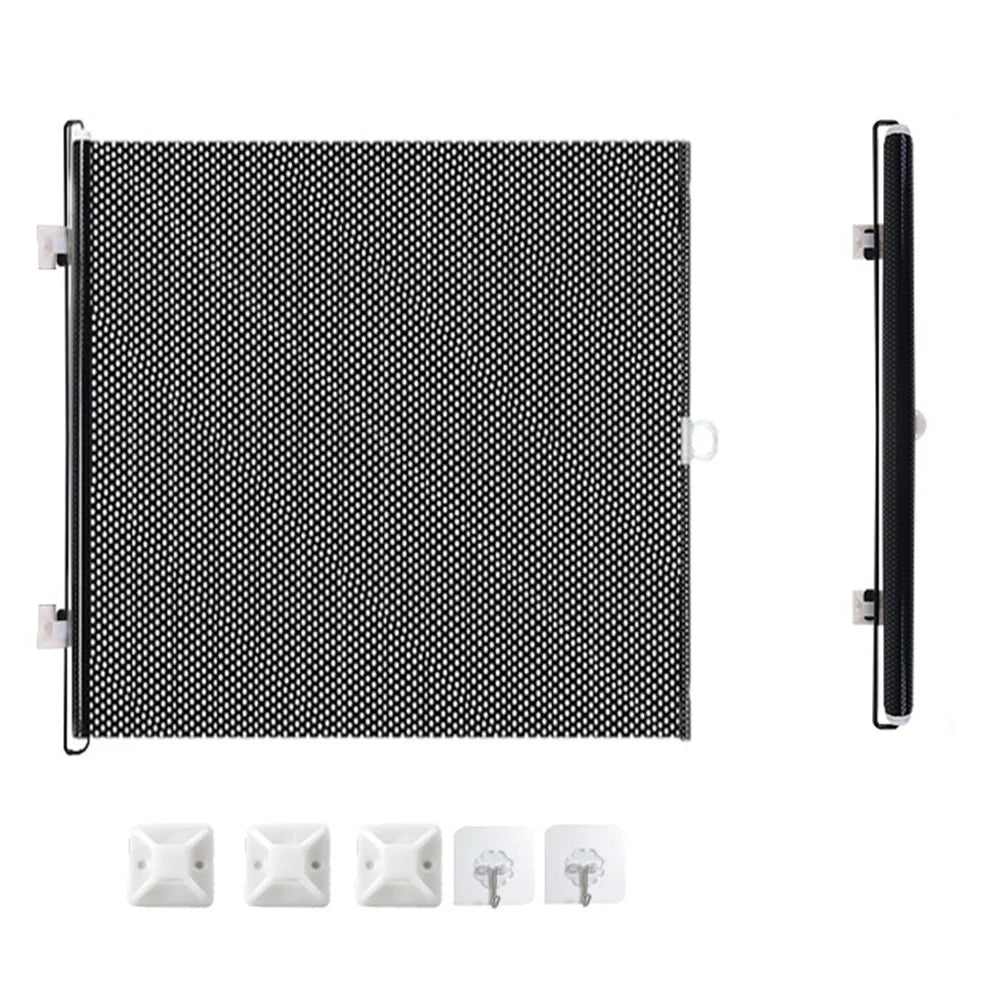 Barrière rétractable en maille pour animaux