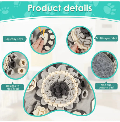 Tapis de fouille interactif pour chien