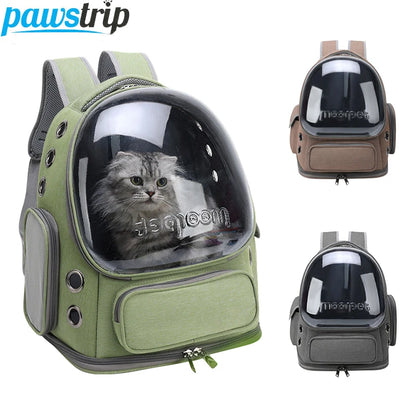 Sac à dos de transport transparent pour animal