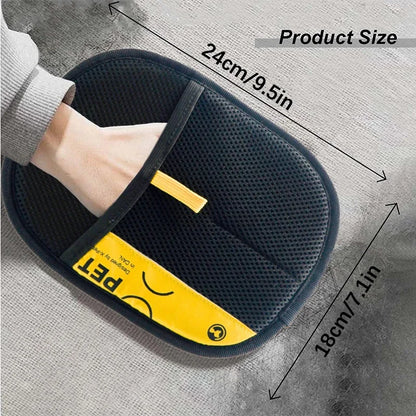 Moufle anti-poils 2-en-1 pour animaux