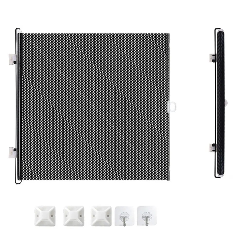 Barrière rétractable en maille pour animaux