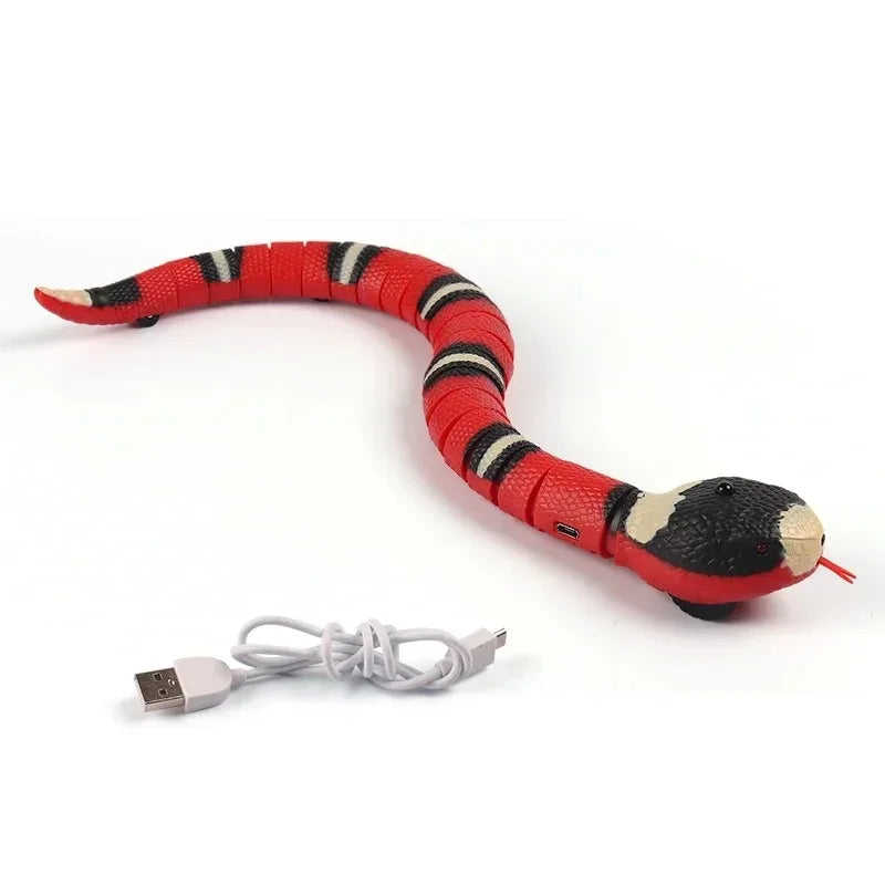 Jouet serpent interactif pour chat