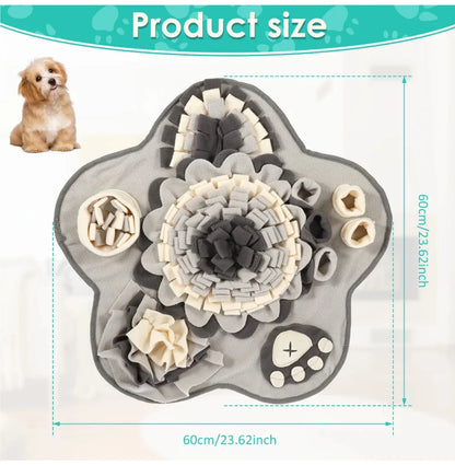 Tapis de fouille interactif pour chien