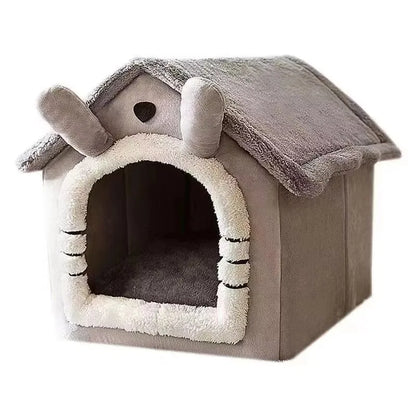 Tente d’intérieur et coussin moelleux pour animal