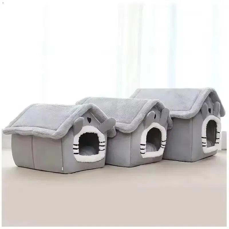 Tente d’intérieur et coussin moelleux pour animal