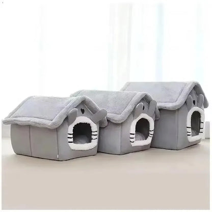 Tente d’intérieur et coussin moelleux pour animal