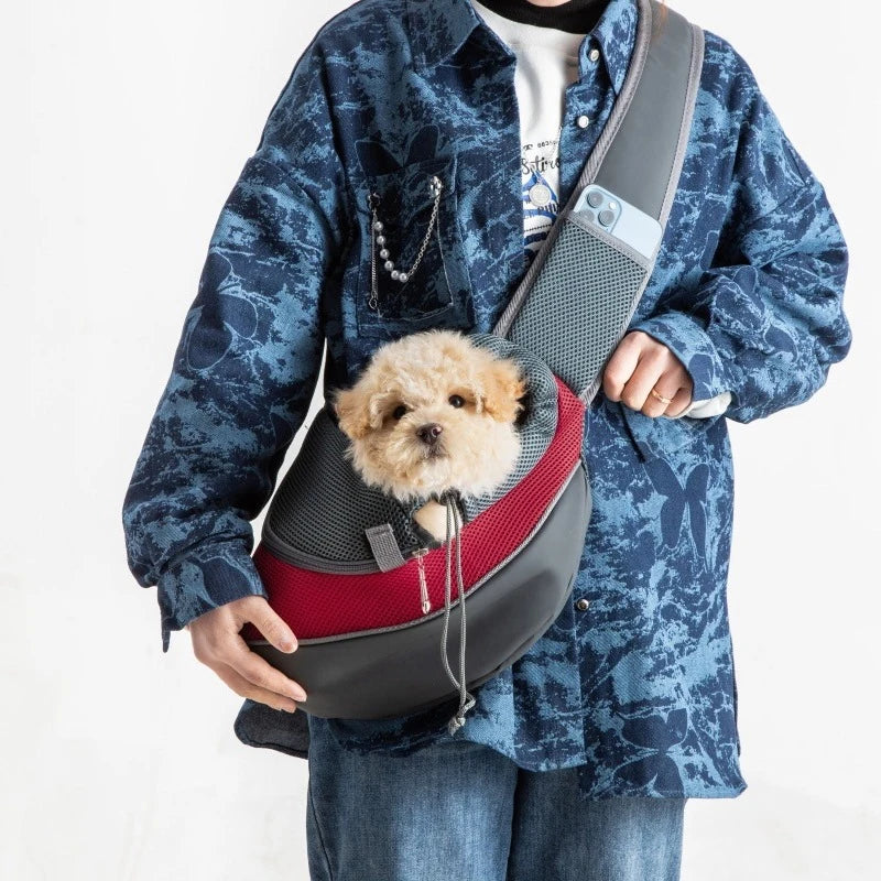 Mesh Pet Carrier Shoulder Bag