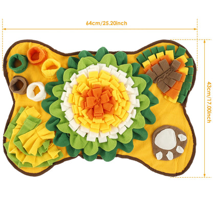 Tapis de fouille interactif pour chien