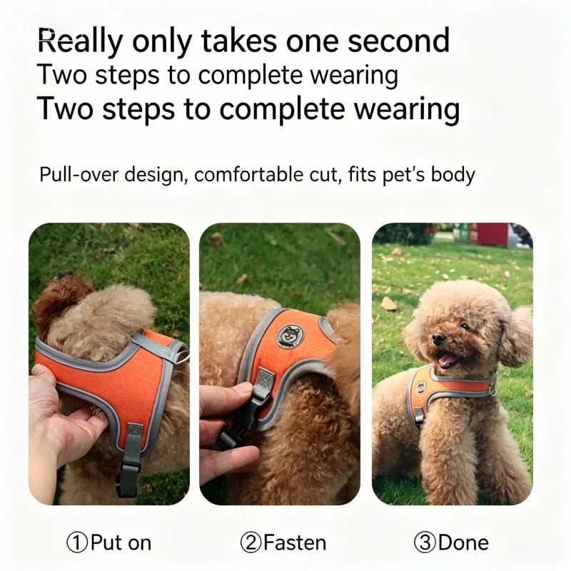 Reflective Nylon Dog Harness
