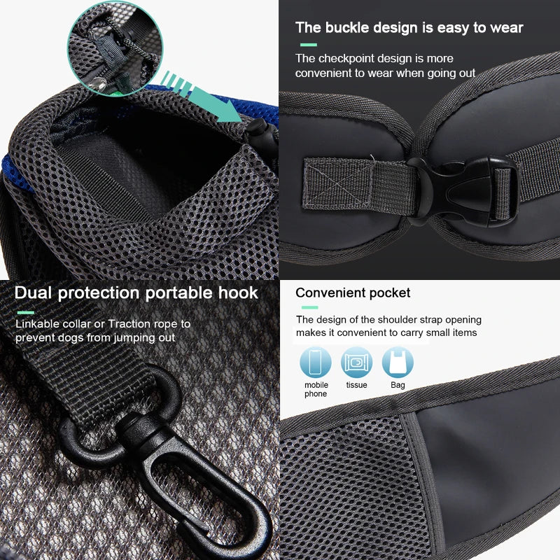 Mesh Pet Carrier Shoulder Bag