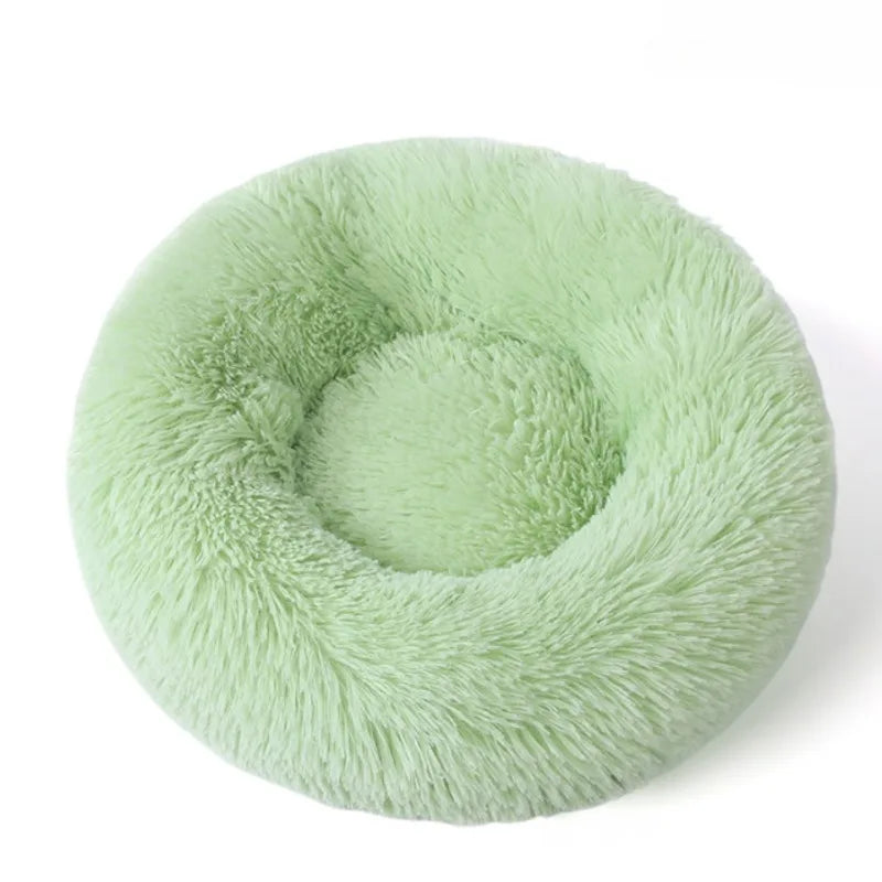 Panier donut long et moelleux pour animal