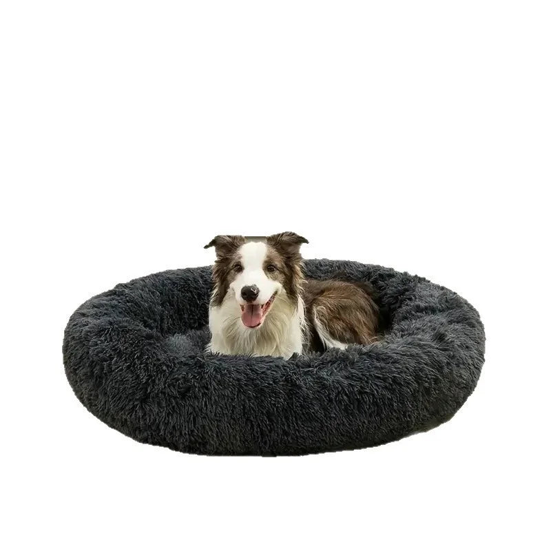 Panier donut long et moelleux pour animal