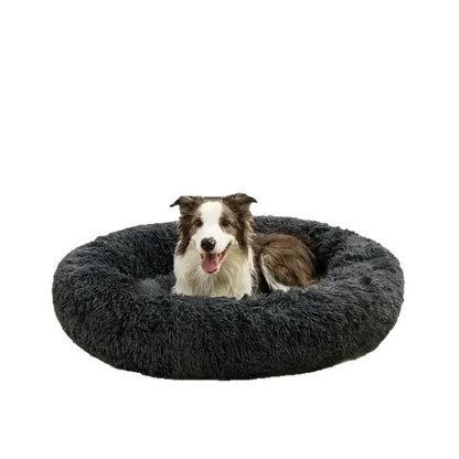 Panier donut long et moelleux pour animal
