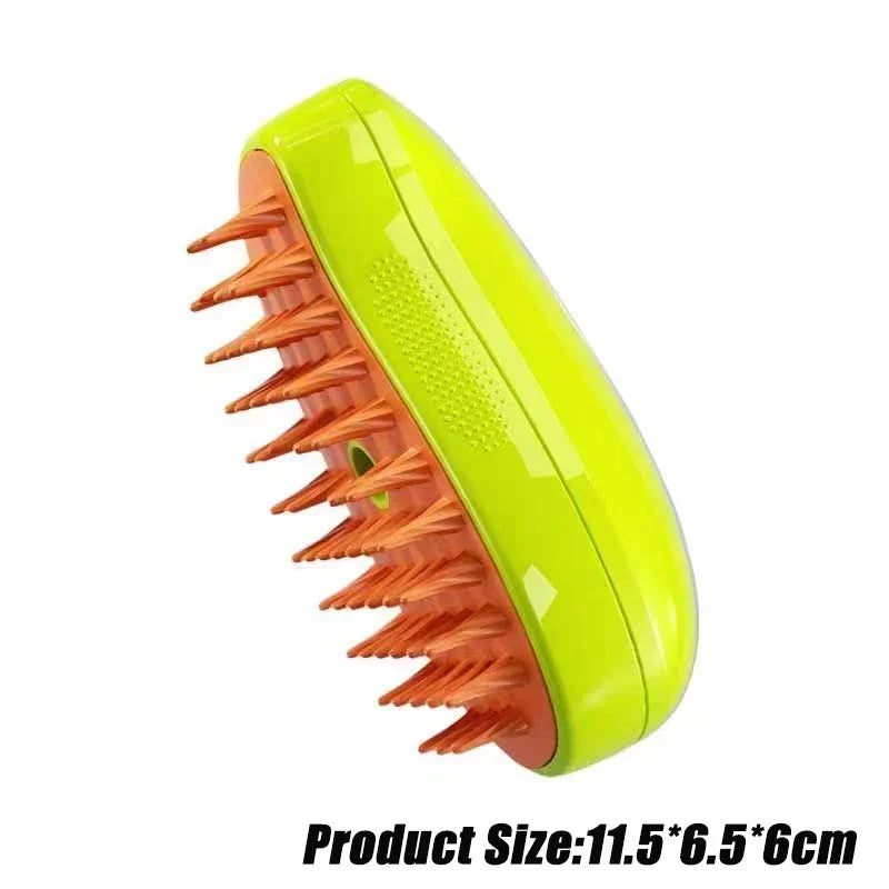 Brosse de toilettage avec spray 3-en-1 pour animaux
