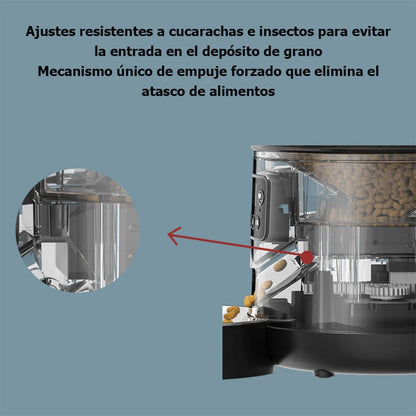 Distributeur automatique de nourriture pour chat de 4 L