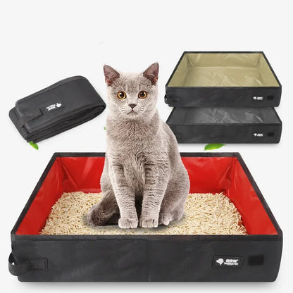 Foldable Travel Cat Litter Box