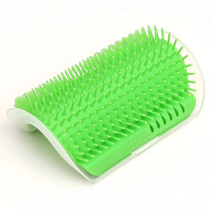 Griffoir et brosse de massage pour chat