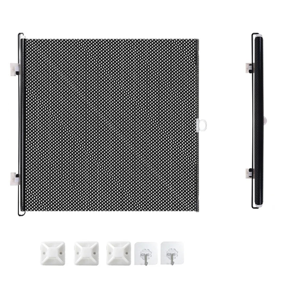 Barrière rétractable en maille pour animaux