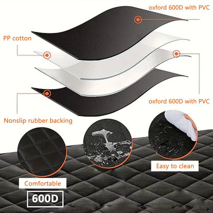 Oxford Dog Car Seat Hammock