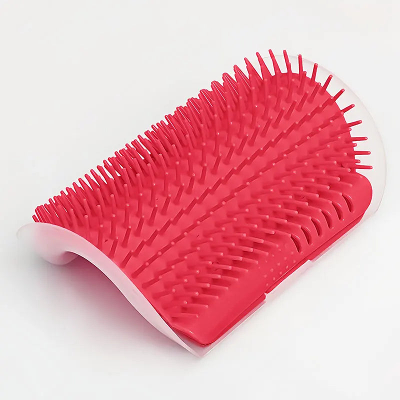 Griffoir et brosse de massage pour chat