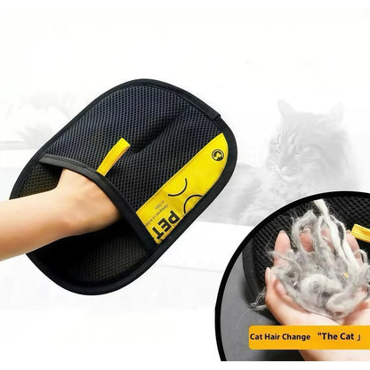 Moufle anti-poils 2-en-1 pour animaux