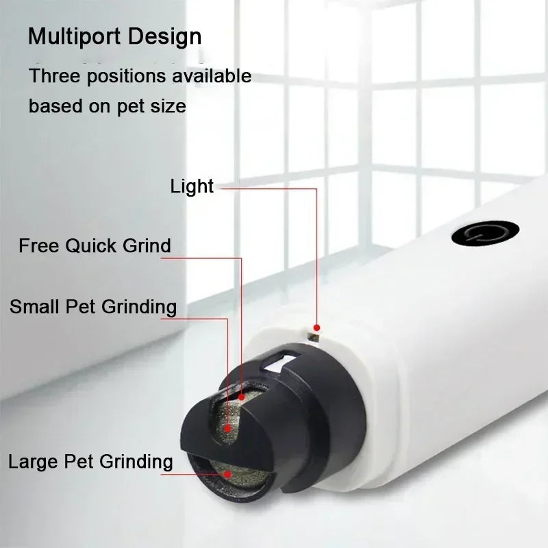 Lime à griffes rechargeable pour animaux