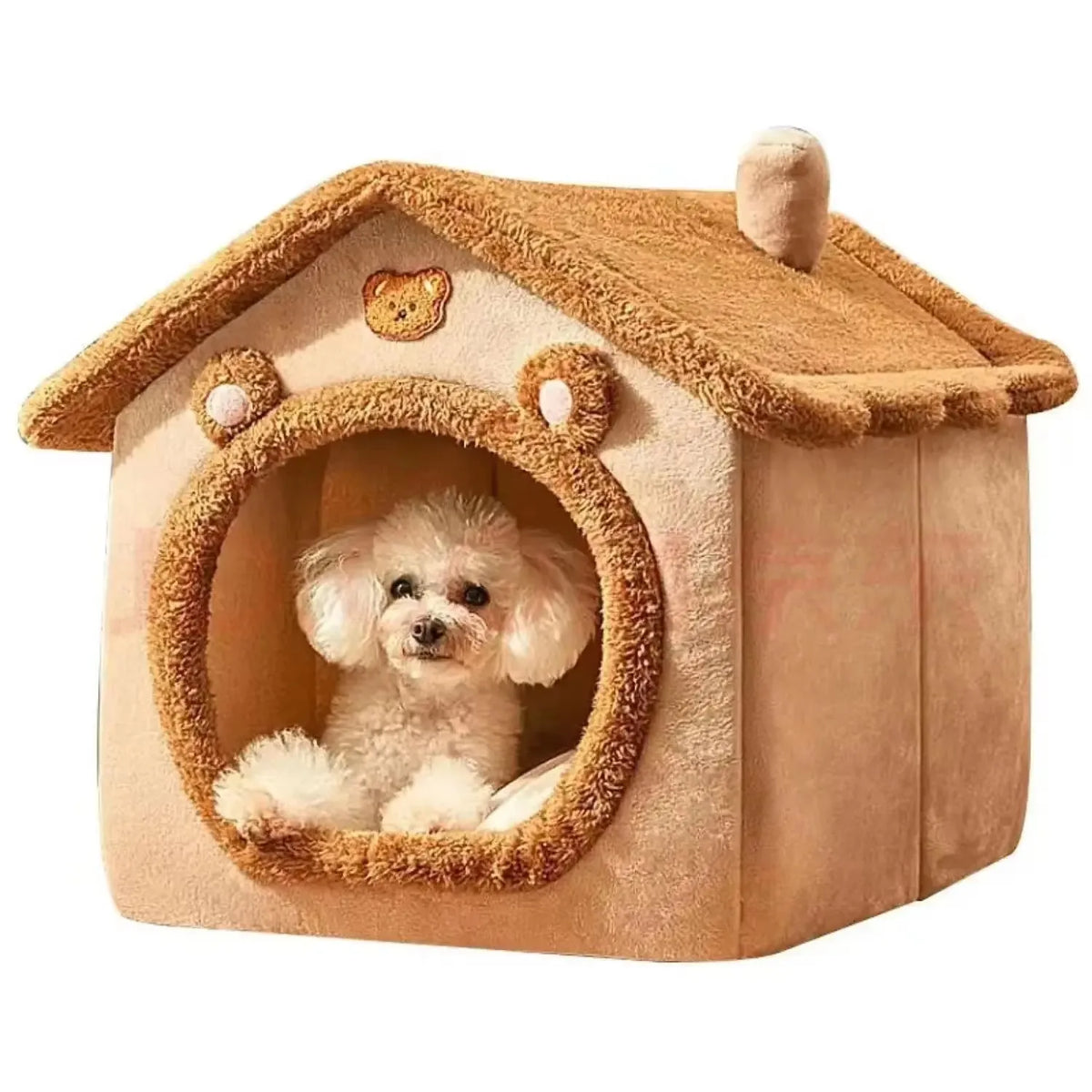 Tente d’intérieur et coussin moelleux pour animal