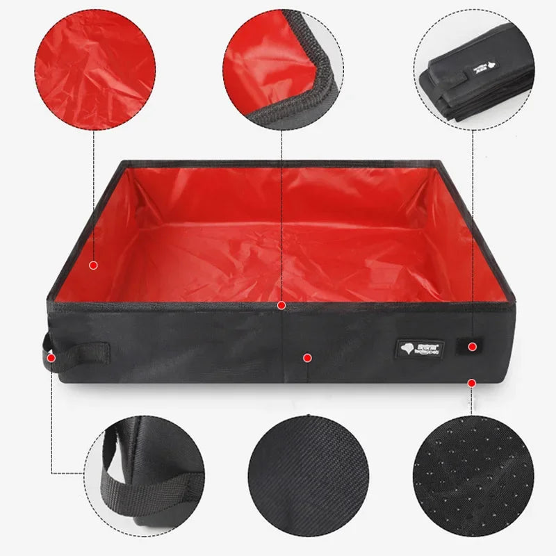 Foldable Travel Cat Litter Box
