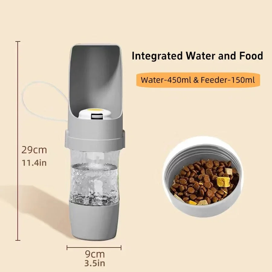 Pet Travel Food & Water Bottle
