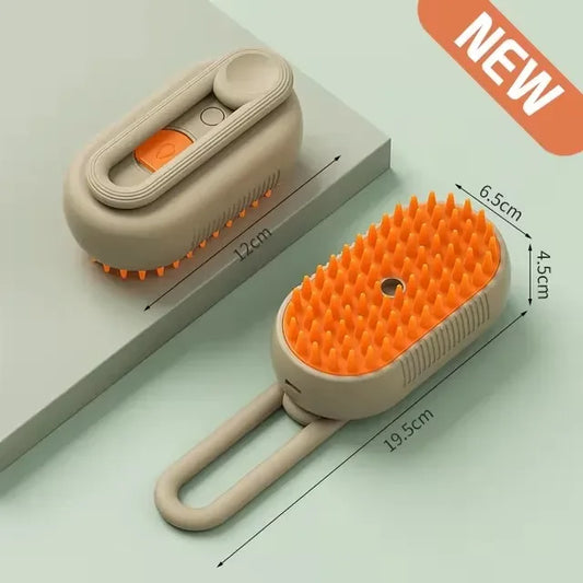 3-in-1 Pet Spray Grooming Brush